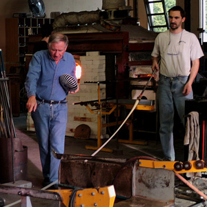 fabrication d'un oursin en verre