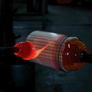 fabrication d'un oursin en verre