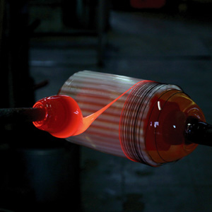 fabrication d'un oursin en verre